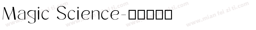 Magic Science字体转换